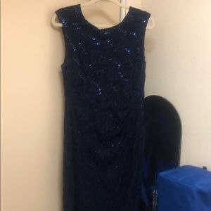 Navy blue dress cocktail